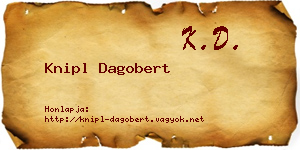 Knipl Dagobert névjegykártya